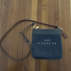 Coach Denim Crossbody Bag – Like New